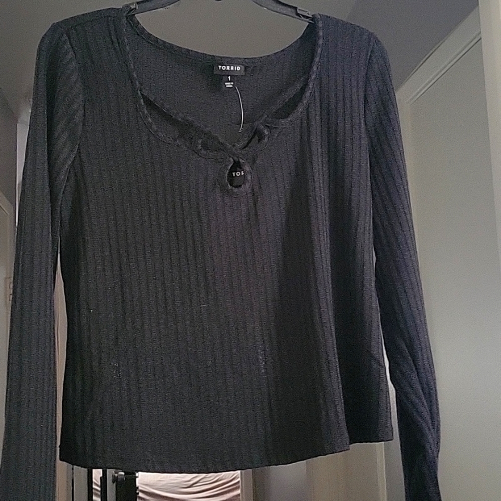 Torrid Black Crop Top